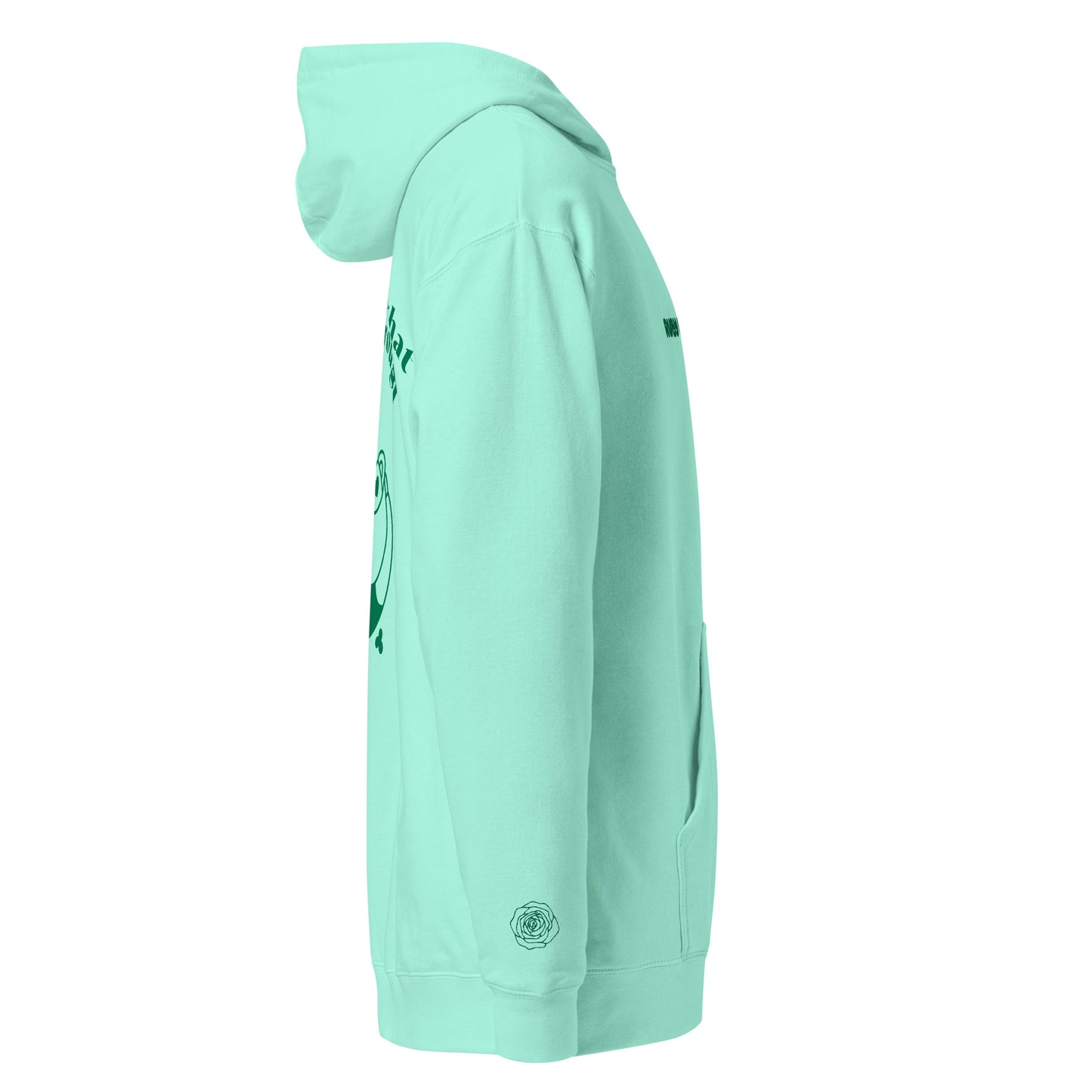 Grow Through What You Go Through Oversized Hoodie in Mint